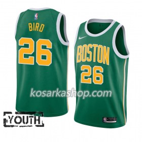 Dres Boston Celtics Jabari Bird 26 Nike 2018-19 Zelena Swingman - Dječji